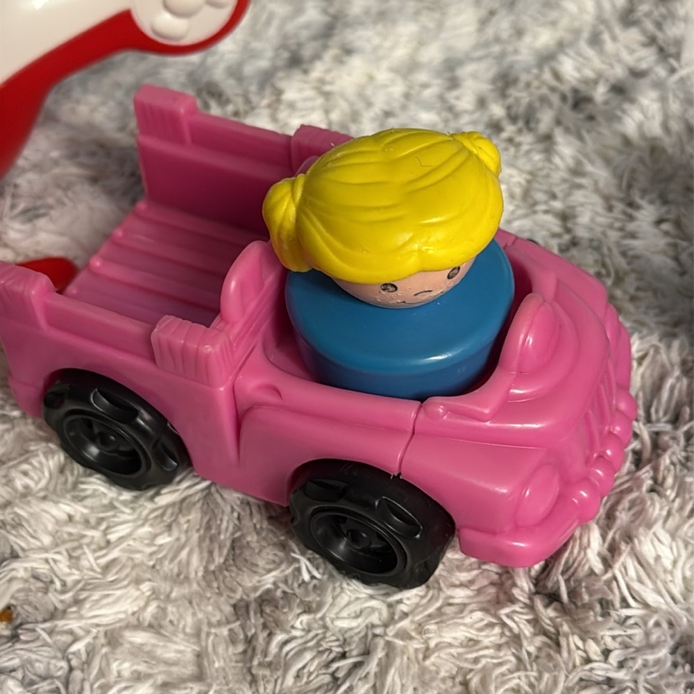 Y2K playschool little people all pieces included Colorful Kids Toy Vehicle Set - Picture 10 of 17
